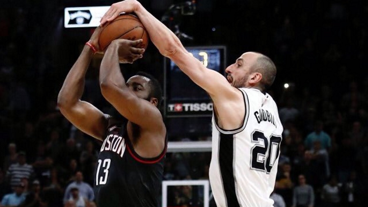 马努·吉诺比利|吉诺比利的NBA历史地位，为什么不如哈登？两人能力不在同一级别