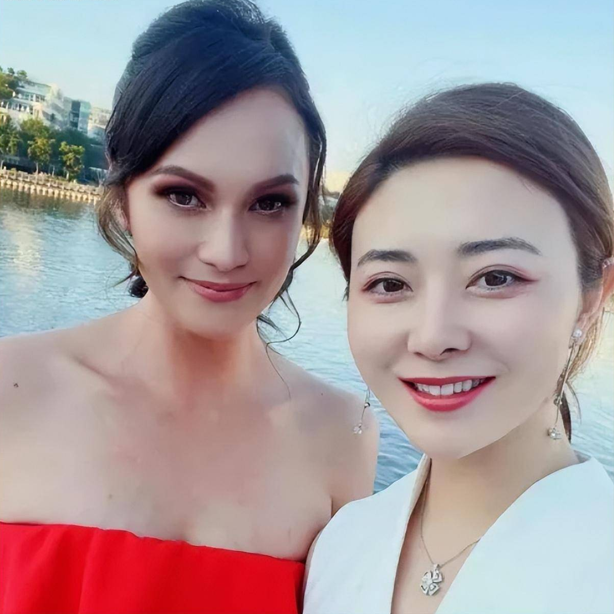 张柏芝|张柏芝姐姐近照罕曝光!五官立体混血感十足