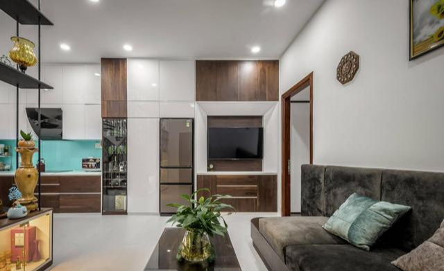 这栋越南房子,实际居住面积105㎡,装修虽不豪华,实用性却极高