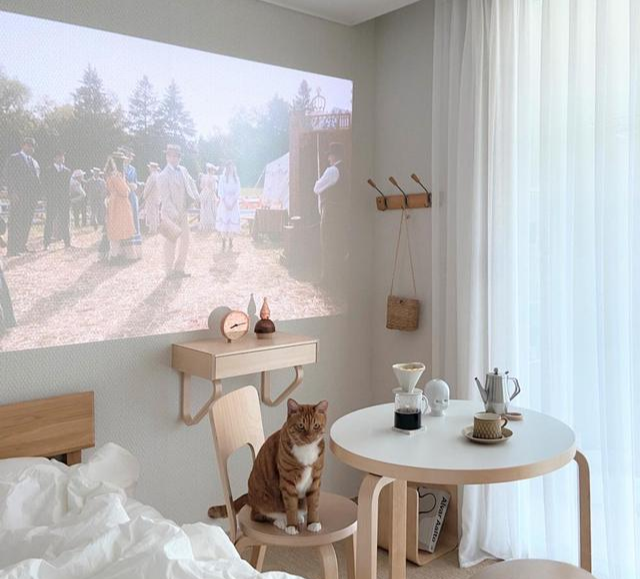 105㎡上下两层,独享25㎡阁楼+15㎡露台,看电影烧烤,太享受了!