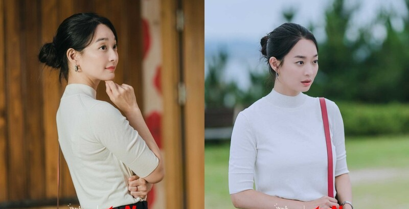 申敏儿 申敏儿重拾韩剧女王地位，百万精品行头撑场，知性造型优雅又实用 。