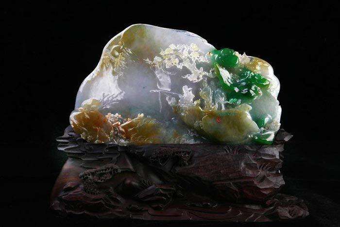 翡翠|要论翡翠的意境美,翡翠摆件比翡翠配饰,要更胜一筹!