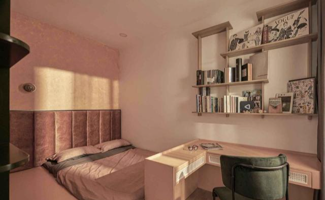 45㎡房子不大,装修却很到位!2间卧室都“不买床”,太会布置了