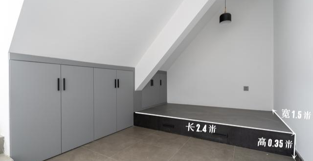 阁楼的确是“香饽饽”!17㎡一房多用,有储物间,还有睡的榻榻米