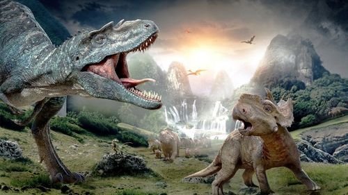 最早的地球生态圈，即恐龙为主要食物