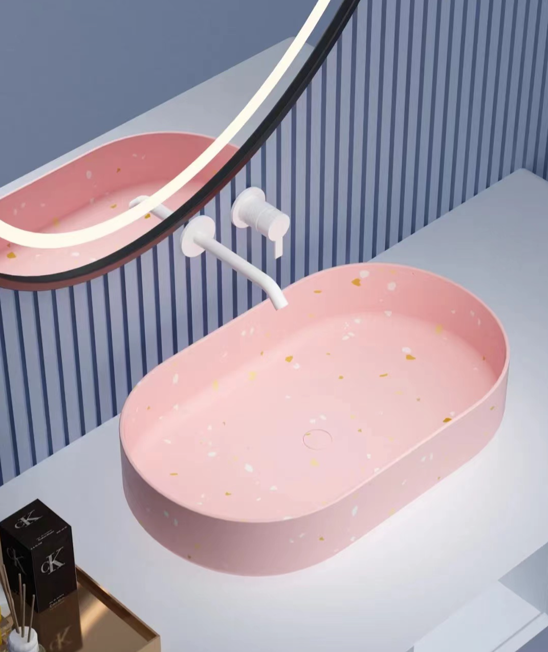 女生无法拒绝的少女心粉色系卫生间装修