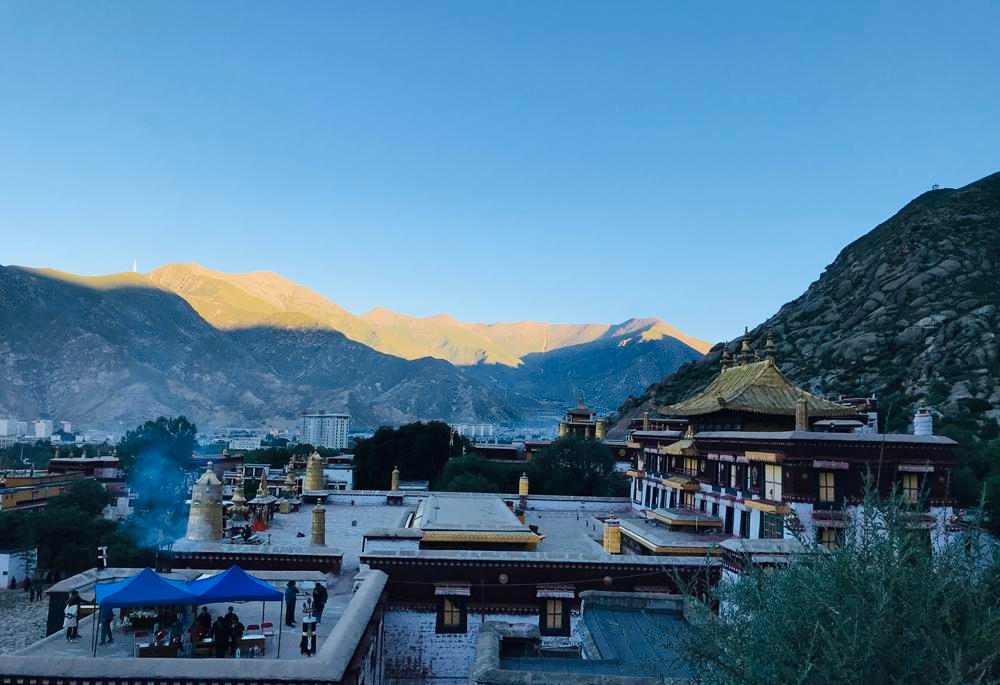 色拉寺|拉萨雪顿节首日,观色拉寺展佛