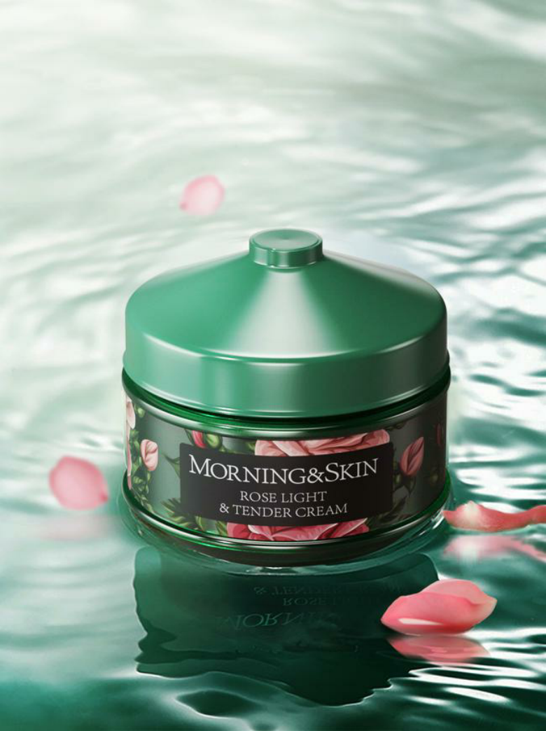 玫瑰 玫莉蔻玫瑰光感嫩肤精华霜,补水润养,开启莹润滋养新体验