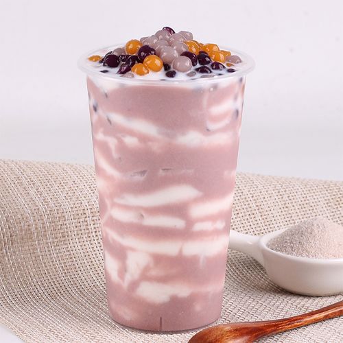 芋泥|甜品大咖diy-芋泥啵啵奶茶