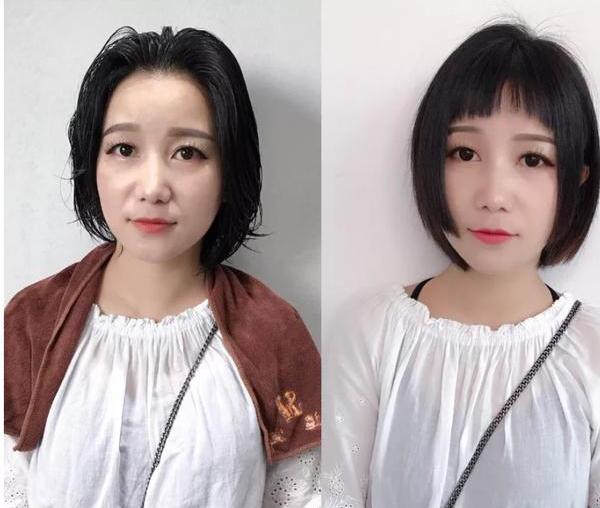 发型 头发花白的大姐，发型一换，美丽大变样
