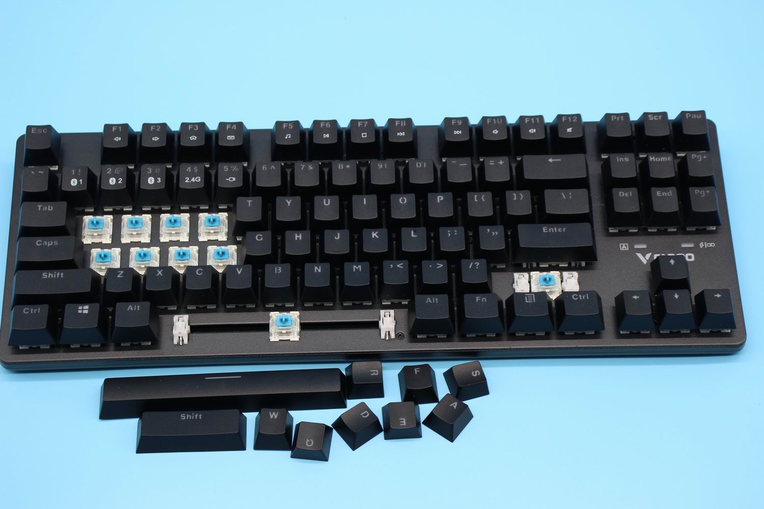 雷柏|无线不虚，有线能战：雷柏V500PRO-87多模式无线背光游戏机械键盘