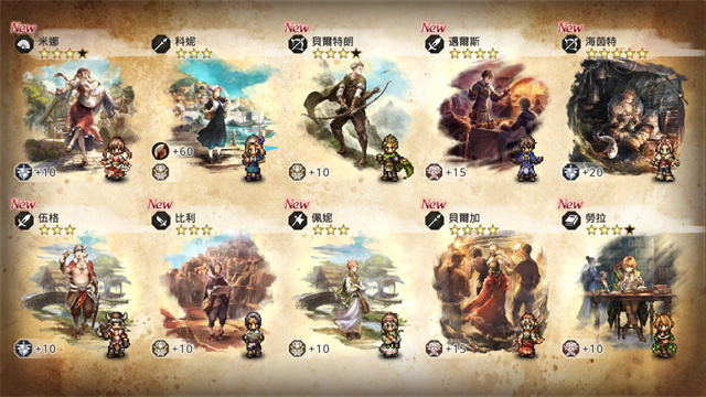 |8大职业200多角色登场,歧路旅人:大陆的霸者台港澳开服放大招