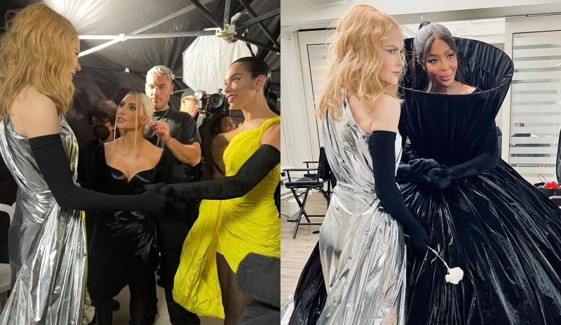 妮可基德曼、金卡戴珊齐登巴黎世家天桥，巴黎高订周星光熠熠