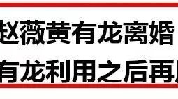 曝小燕子赵薇与黄有龙离婚：女儿归男方，失去利用价值的她终被抛弃！