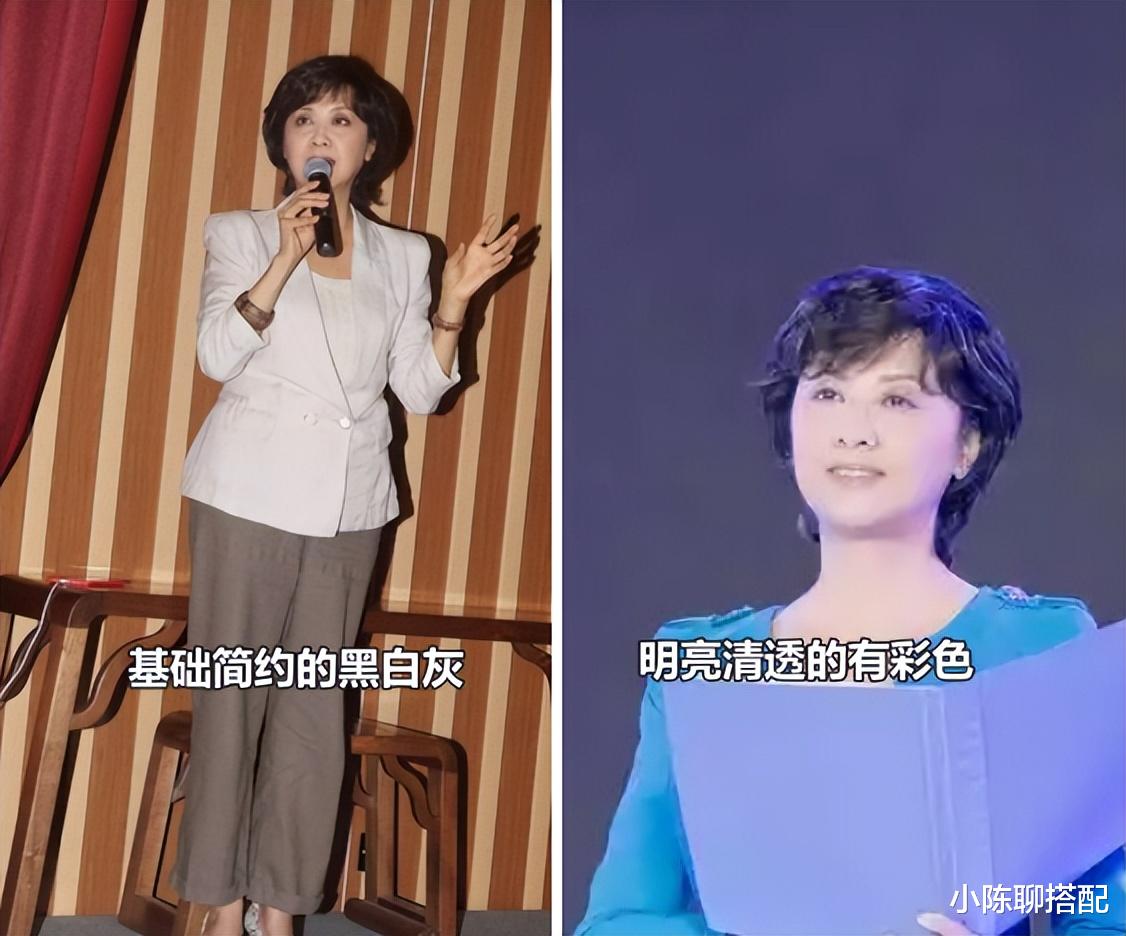 穿搭 看了71岁朱琳的穿搭，我发现：穿衣素雅，发型时尚，优雅又时髦