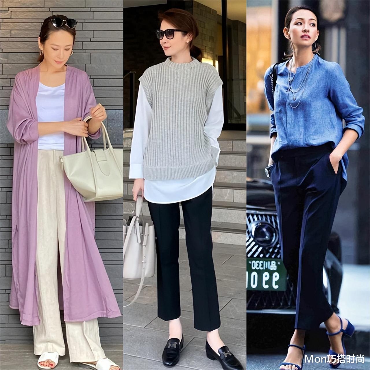 穿衣搭配 这才是日本女人“反油腻”的秘诀:绝不穿老年装,妆发精致又得体