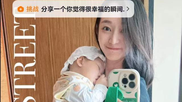 王治郅娇妻晒母女合影！抱孩子很吃力但很幸福，一家三口定居北京