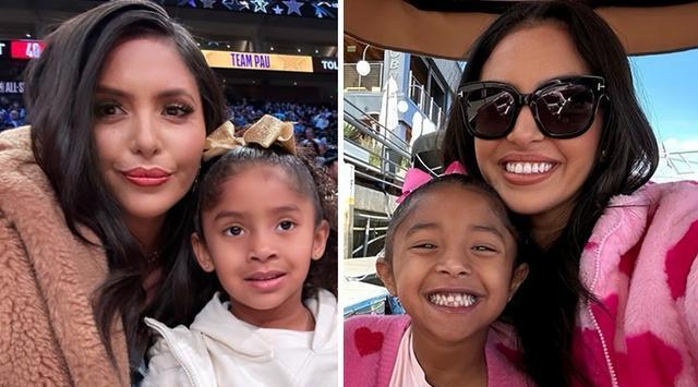 迪士尼|瓦妮莎守寡3年仍有韵味！母女4人同逛迪士尼，180斤长女大变样