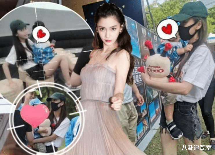 Baby首晒母子合照!小海绵疑无人照料长发及肩,黄晓明发文引争议