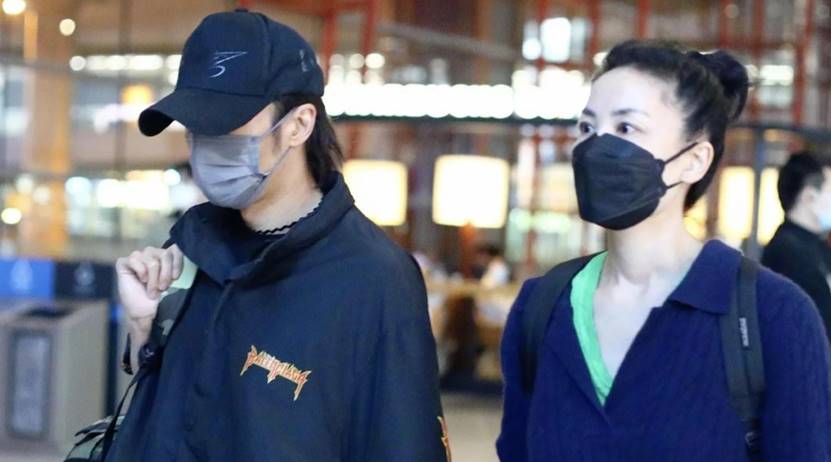 王菲谢霆锋陷感情危机？女方脸颊消瘦状态差，与陌生男子有说有笑