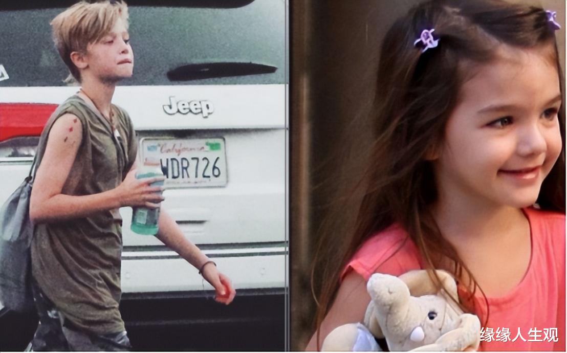 60岁皮特帅气依旧，女儿希洛继承父母高颜值，寸头帅气，长发漂亮