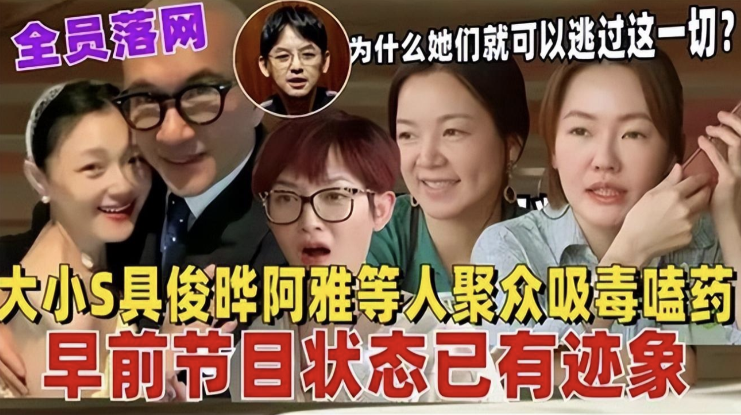 以大S为核心的姐妹团“台湾七仙女”,“全员恶人”