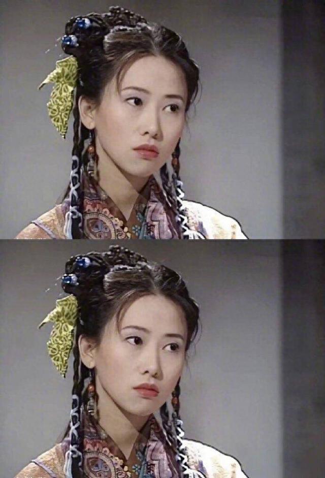 早期的古装港剧，靠丝带就可以编出不同的造型，并且各有千秋