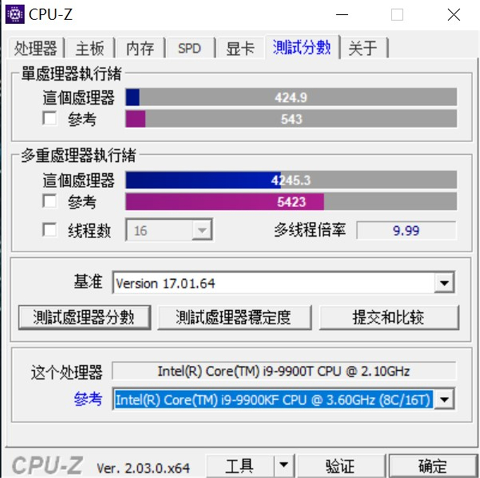 CPU|旧平台温度降下去，线程升上来——入手Intel 9900T测试分享