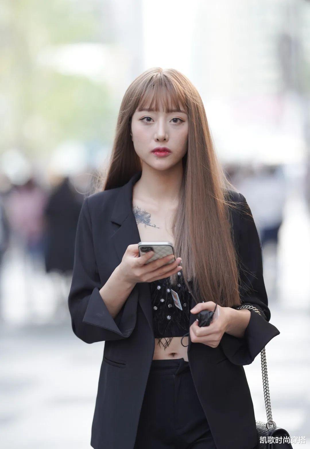 清爽洋气的穿搭，青春时髦真耐看