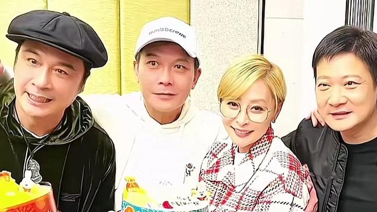 钱小豪|钱小豪60大寿祖孙三代同堂！俩儿子像爸，弟媳汤盈盈帮抹汗太贴心