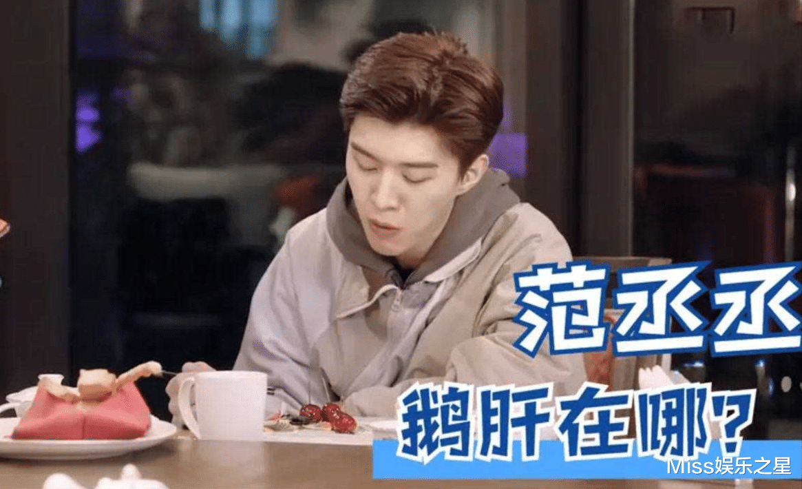 范丞丞|错把鹅肝当樱桃！范丞丞蘸菜汤吃饭遭明星嘲笑，却被大众赞赏