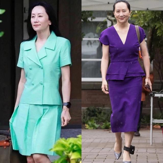 看了孟晚舟的打扮，我发现：妆发得体、穿衣色不过三，美得很高级