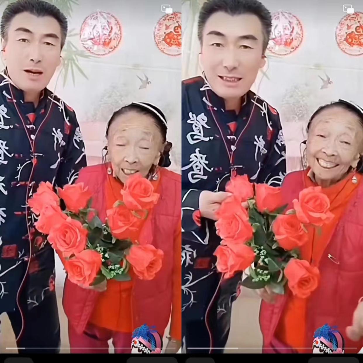 李玉成|曝86岁马玉琴去世,李玉成为赚钱隐瞒,与黑裙女当街热舞庆祝