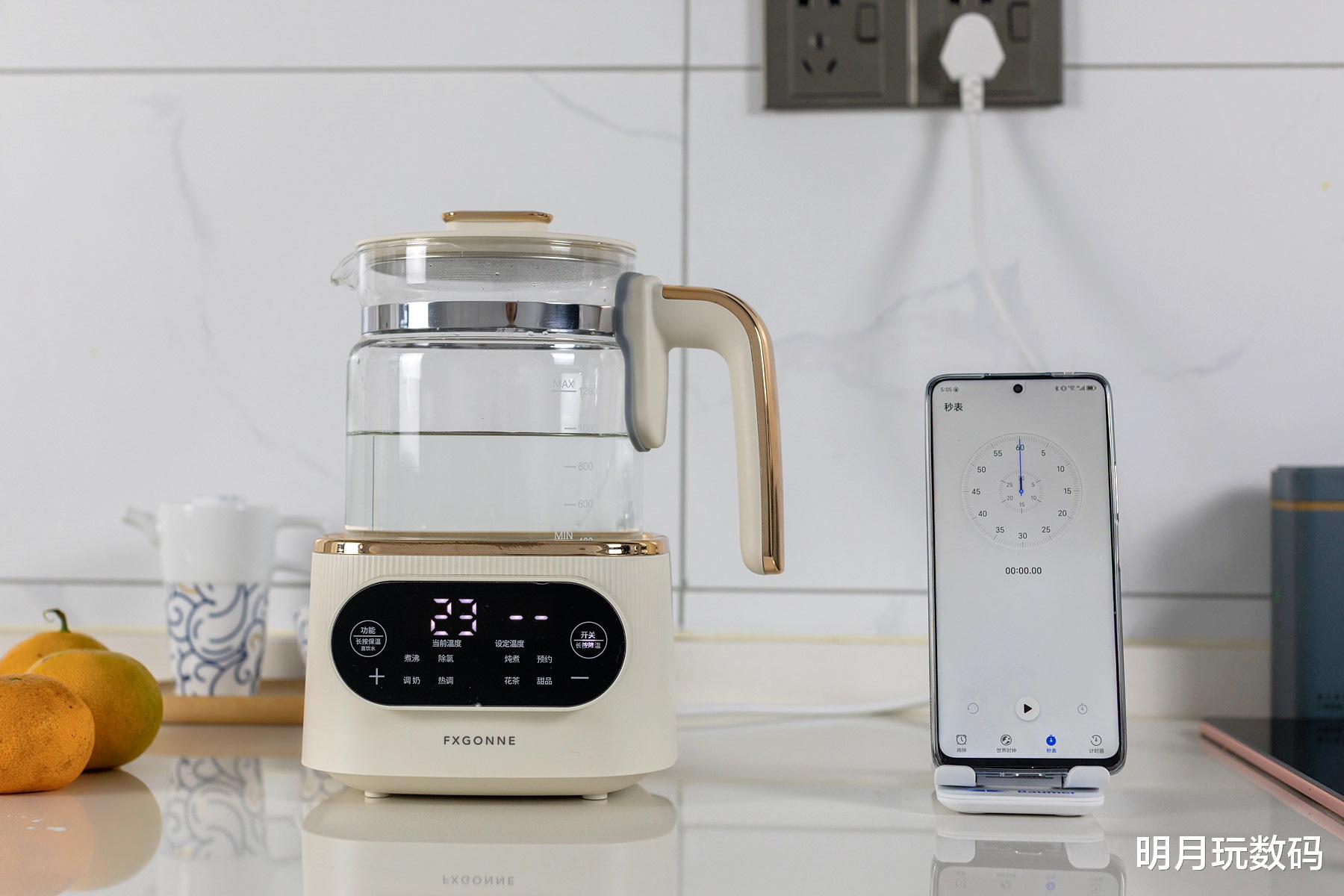 用了欧盟认证安全的宫菱电热水壶才知道,原来花茶正确泡法是这样