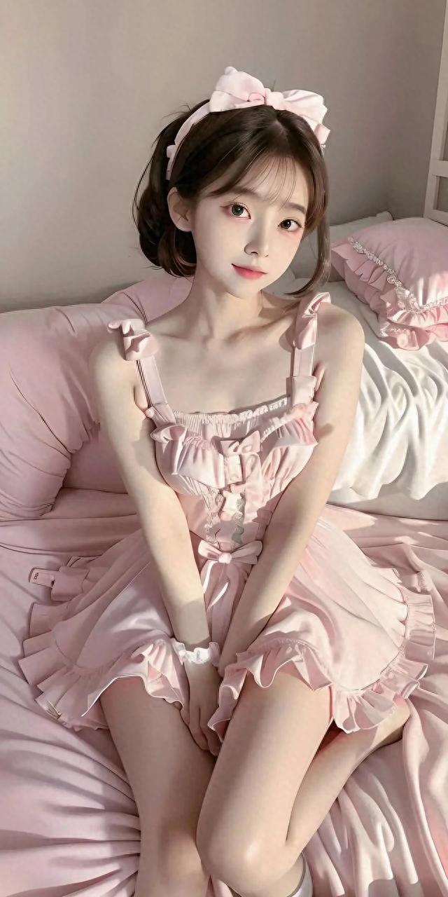 可爱洛丽卡装美少女，看脸就够了