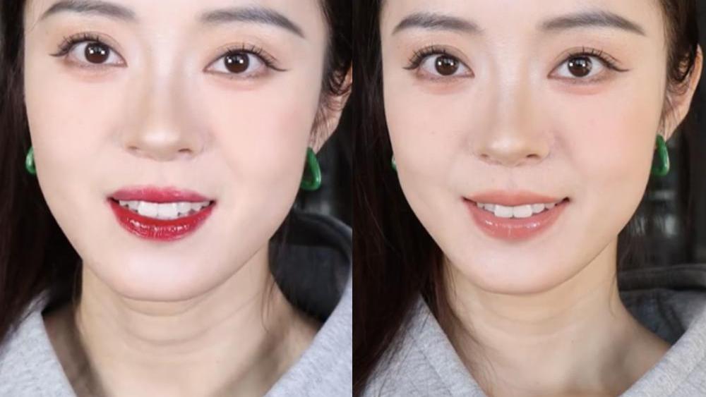 口红 为什么现在很多女生不化妆只涂口红？看了她们化的妆，我懂了