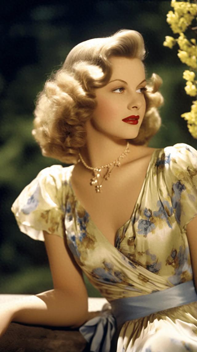 光阴似箭,不改绝美金发美人的极致容颜!