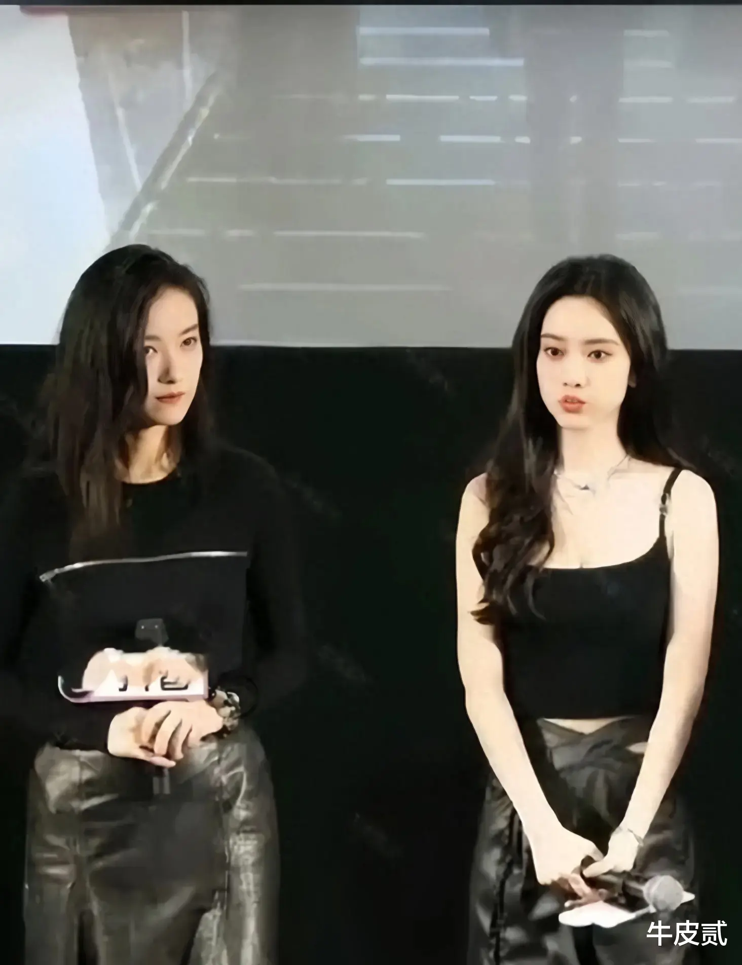 当35岁倪妮和27岁孟子义同框,才彻底明白,爱秀身材的倪妮输得有多惨!