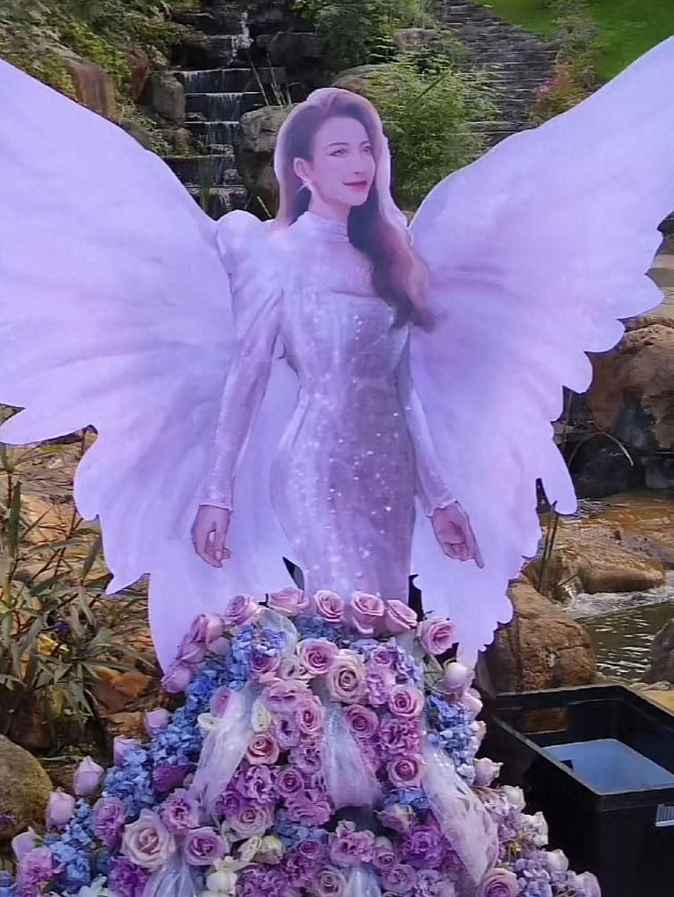 李玟骨灰安葬仪式曝光,价值百万汉白玉天使雕塑,粉丝含泪送别