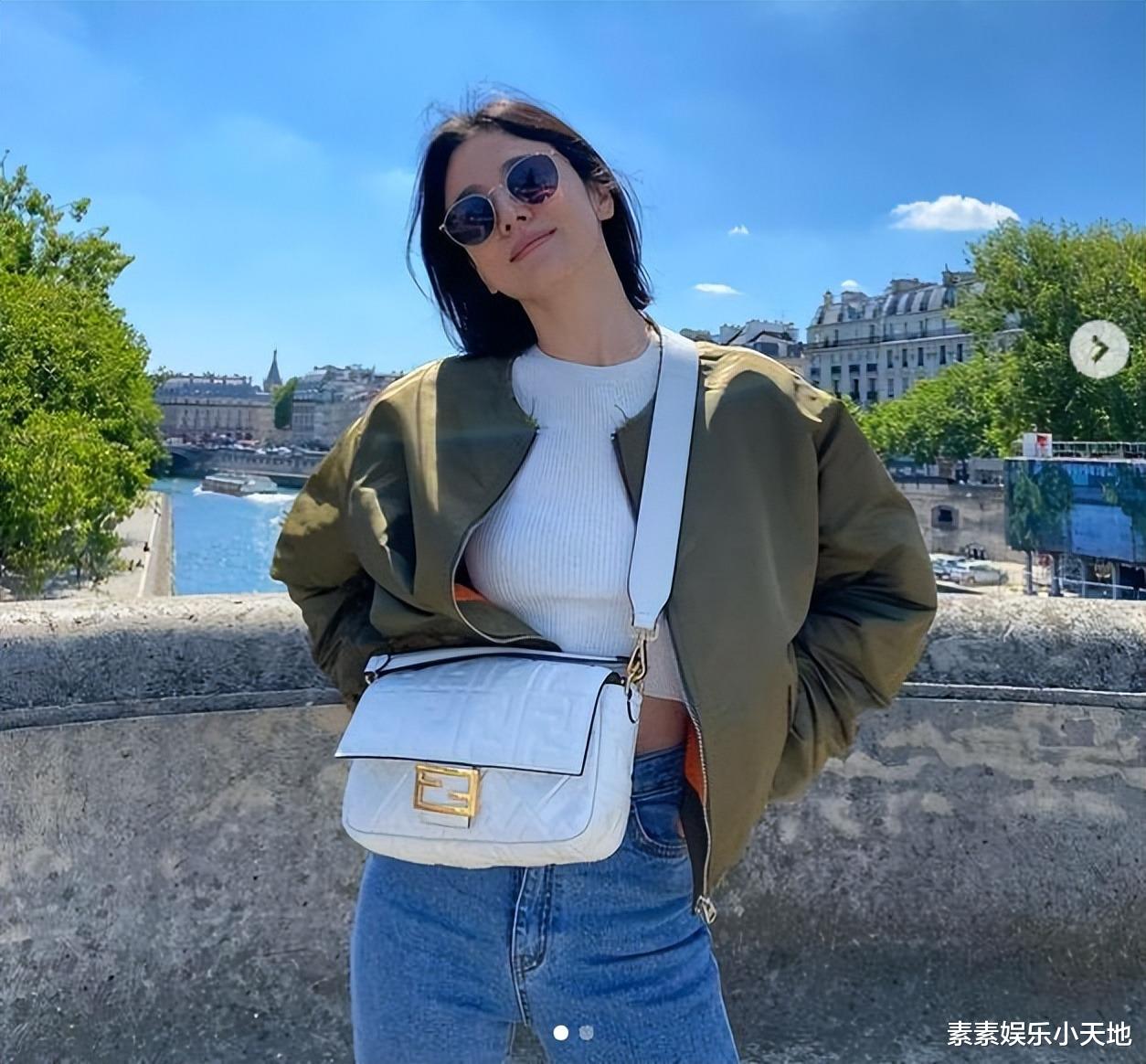 宋慧乔|宋慧乔和男闺蜜在巴黎搂肩同行，和众多好友甜蜜合影很温馨