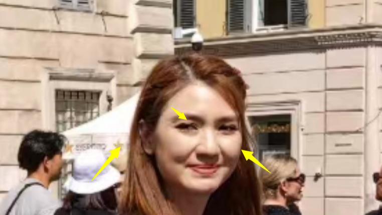 张丹峰洪欣带女儿游意大利，一家3口3种肤色，婚姻真实状态曝光！