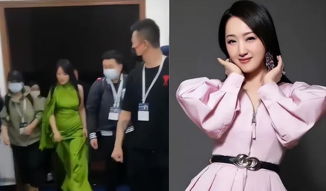 演唱会|52岁杨钰莹怀孕?挺大肚险摔倒,2位助理表情惊恐忙搀扶
