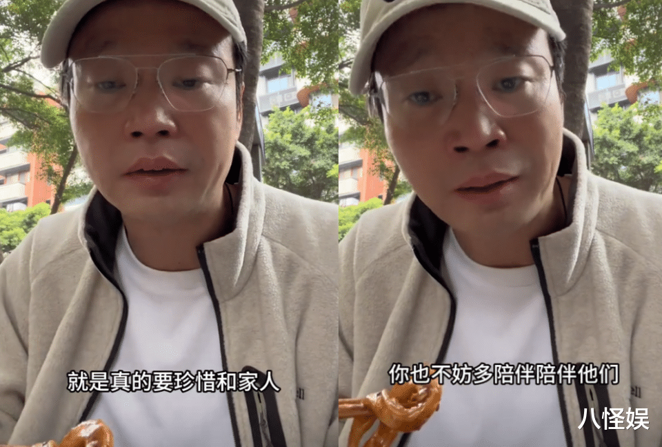 49岁王迅回老家为去世母亲庆生,坐路边吃面捂脸痛哭,画面心酸