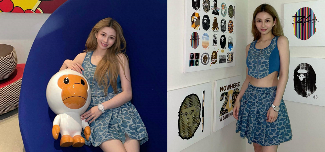 邱淑贞22岁女儿韩国出道!与韩星合影气场强大,代言大片身材傲人