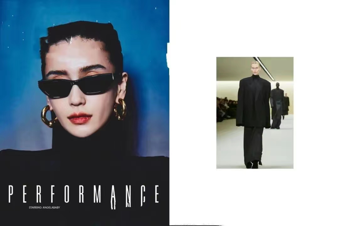 杨颖另辟蹊径海外试水，眼窝脸颊凹陷状态差，还身穿辱华品牌服饰