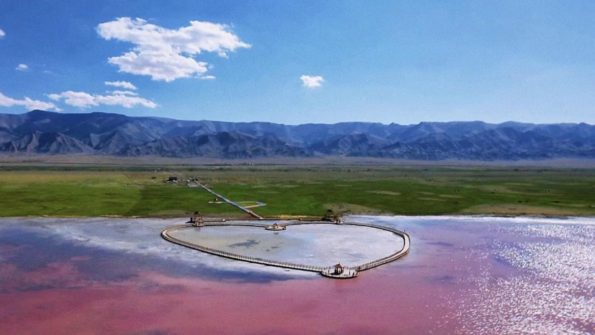 新疆|新疆幻彩湖：粉色奇迹，自然的魔法