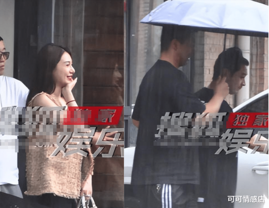 黄晓明携新女友工作秀恩爱,赵仕瑾含情脉脉身材傲人 共乘车返爱巢