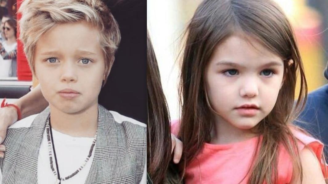 皮特的女儿：像他也像朱莉，幼时不如苏瑞可爱，长大了比她漂亮