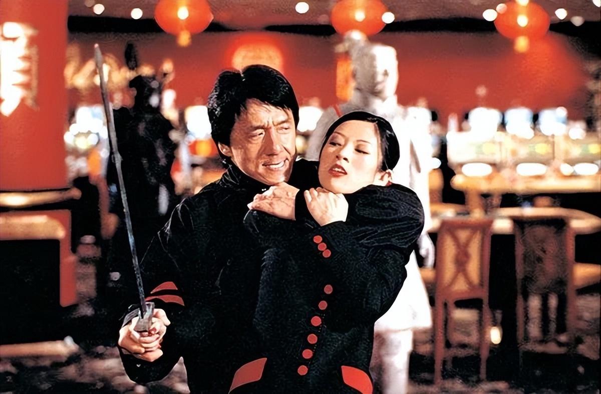 章子怡|22年前的《尖峰时刻2》庆功宴，成龙：礼物呢？章子怡：我就是今晚的礼物