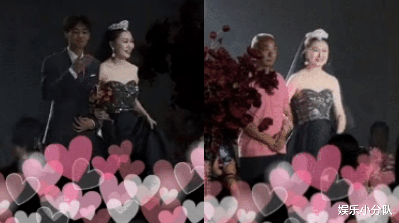 黑婚纱或成孙铱家传统，妆造后被评像孙俪，婆婆黑礼服被评像丧服